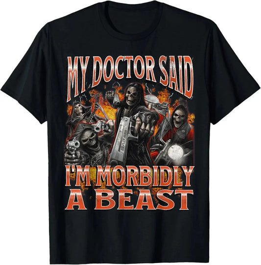 "Morbidly A Beast" Graphic Tee TeeHeHee