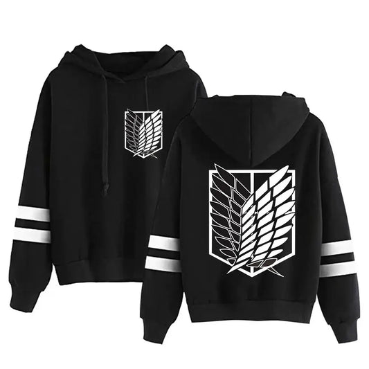 Attack on Titan "Wings of Liberty" Survey Corps Hoodie TeeHeHee